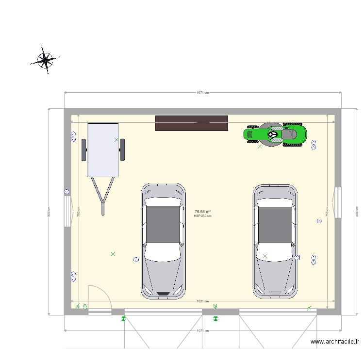 Garage LCDC bis. Plan de 0 pièce et 0 m2