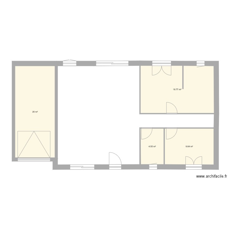 maiison st fargeau. Plan de 0 pièce et 0 m2