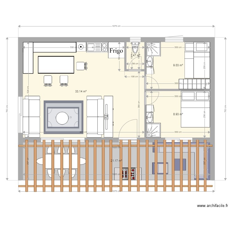 CHALET. Plan de 0 pièce et 0 m2