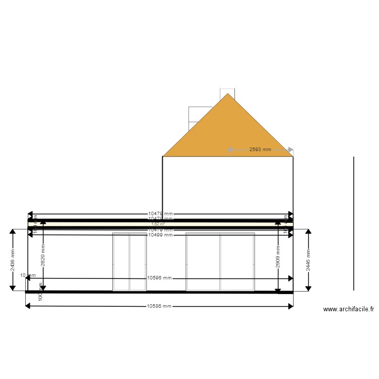 Leblond sud apres travaux. Plan de 0 pièce et 0 m2