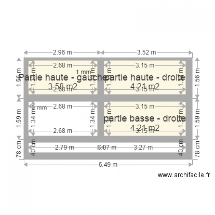 GRENIER 2. Plan de 0 pièce et 0 m2