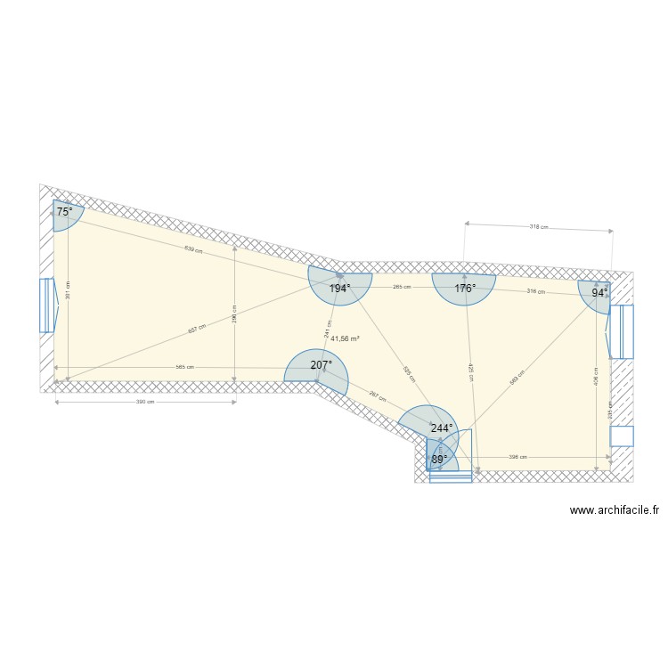 DAlembert Chambre et SDB v02. Plan de 0 pièce et 0 m2