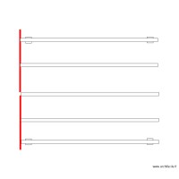 plan garage vue de dessus