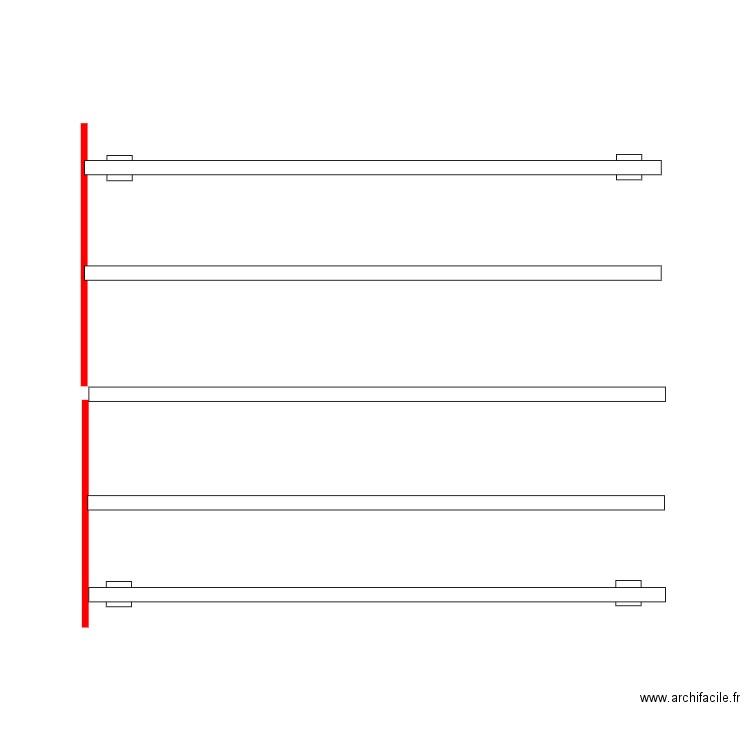 plan garage vue de dessus. Plan de 0 pièce et 0 m2