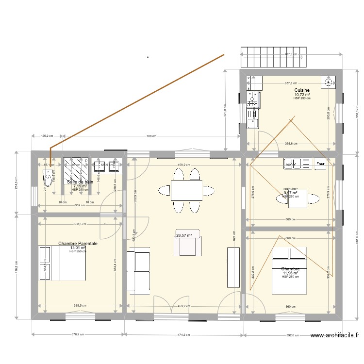  Morro Braz18 aout. Plan de 6 pièces et 81 m2