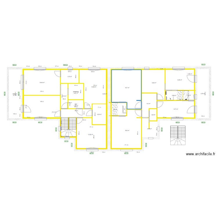 SAINT JULIEN étage . Plan de 0 pièce et 0 m2