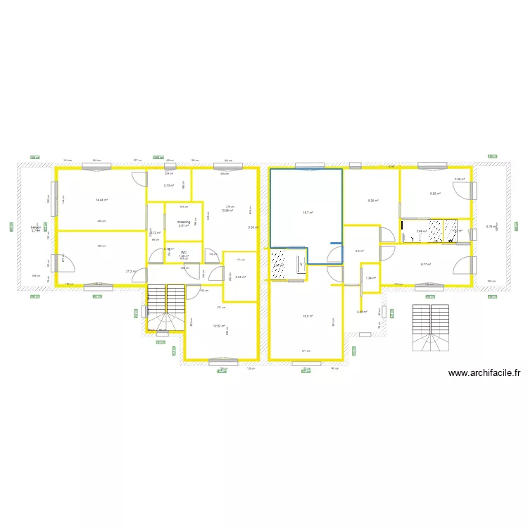SAINT JULIEN étage . Plan de SAINT JULIEN étage . Plan de