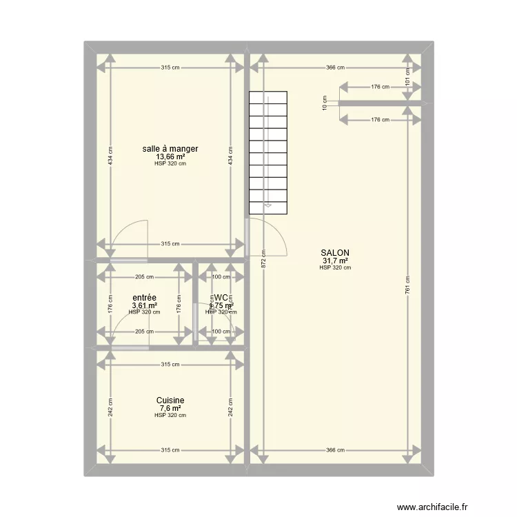 CARRERE RDC. Plan de CARRERE RDC. Plan de