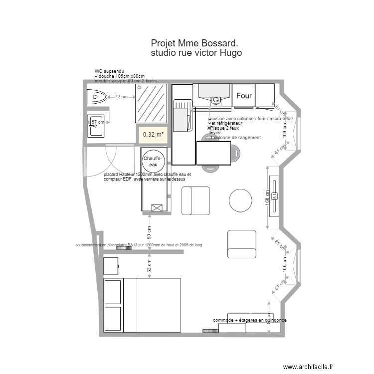 projet Bossard 1. Plan de 0 pièce et 0 m2