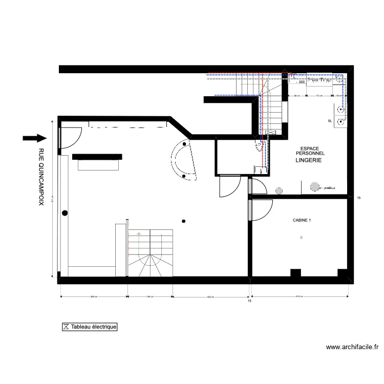  PLAN plomberie RDC. Plan de 