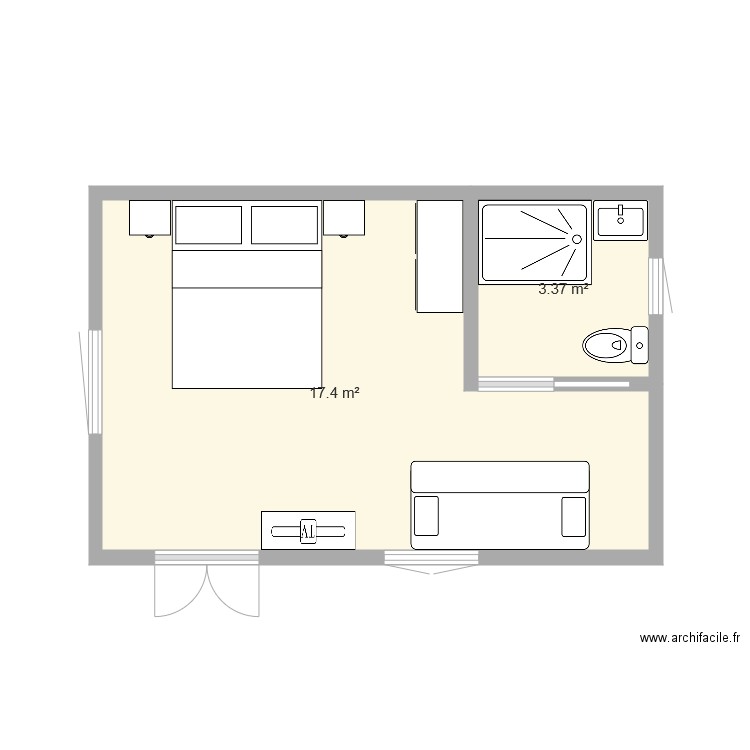 Bungalow Laurent 1. Plan de 0 pièce et 0 m2