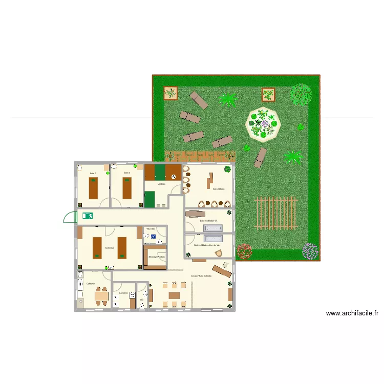 Instititut laeti. Plan de 