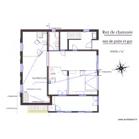 Rez de Chauss&eacute;e  eau de puits et gaz