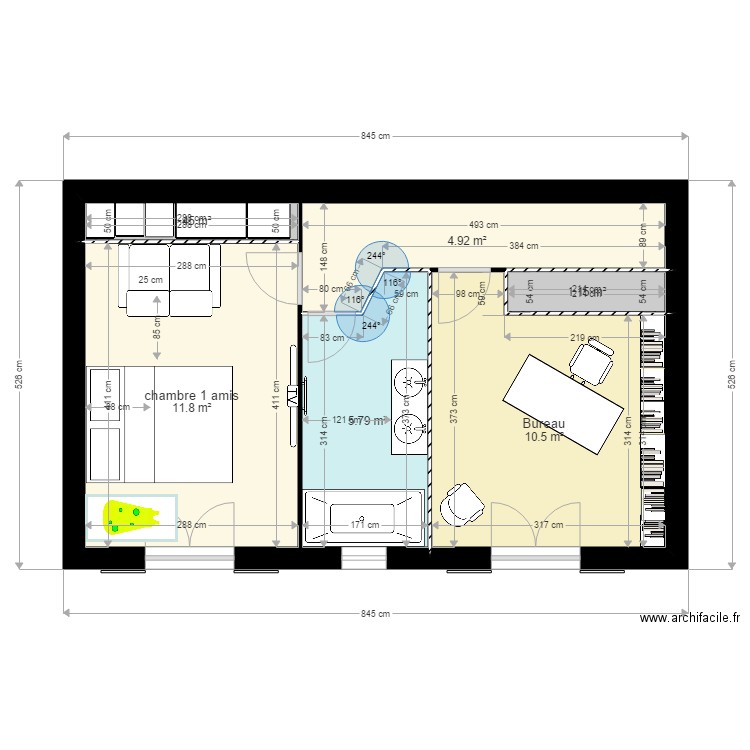 Etoile RDC ch filles en bas. Plan de 0 pièce et 0 m2