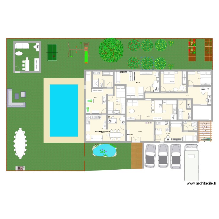 appartement. Plan de 0 pièce et 0 m2