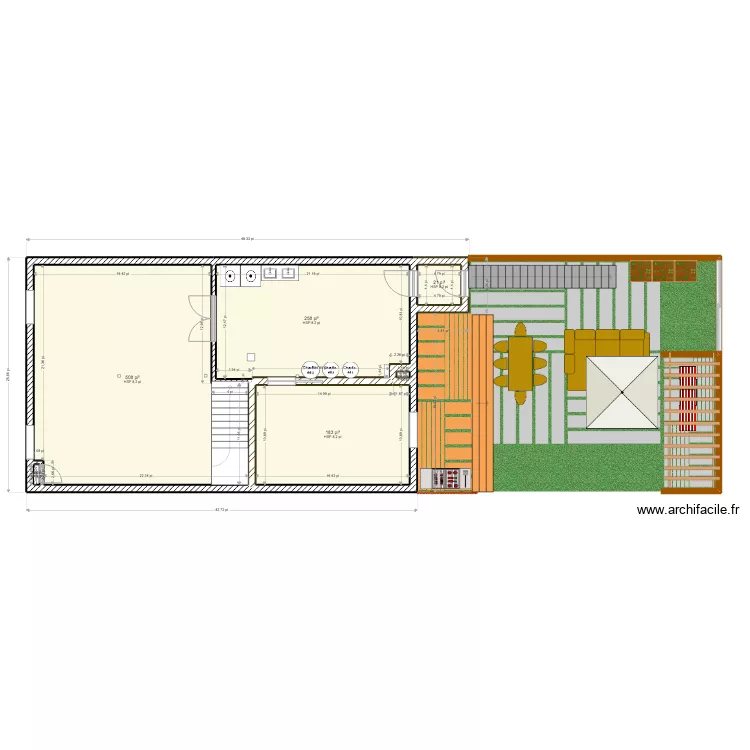 Sous sol jardin 2. Plan de 