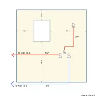 wall 16 5 cabinet and piping X 3