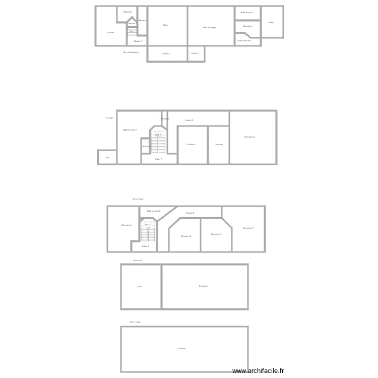 chabot maison. Plan de 