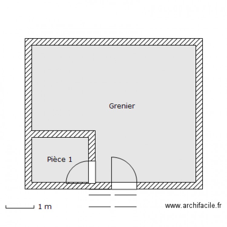 nourygat grenier. Plan de 0 pièce et 0 m2