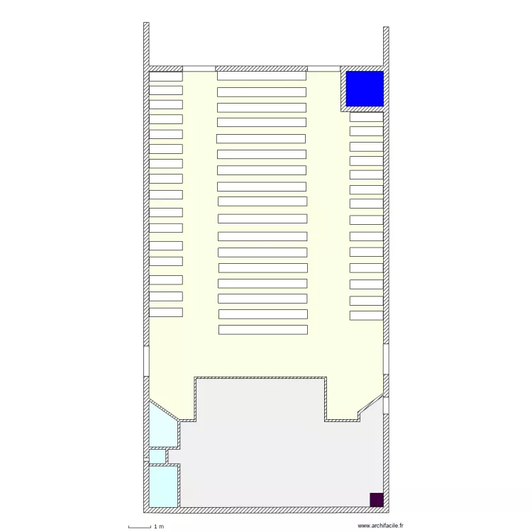 SALLE CINEMA. Plan de SALLE CINEMA. Plan de