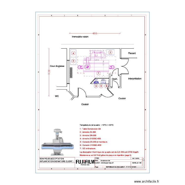 Table G4 . Plan de 0 pièce et 0 m2