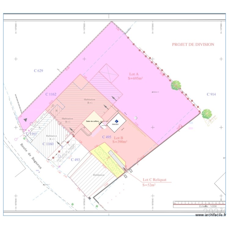 Culin terrain. Plan de 0 pièce et 0 m2