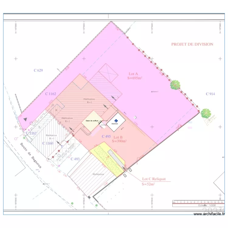 Culin terrain. Plan de Culin terrain. Plan de