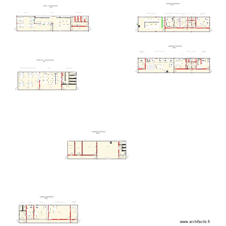 Basevie HFR. Plan de 57 pièces et 677 m2