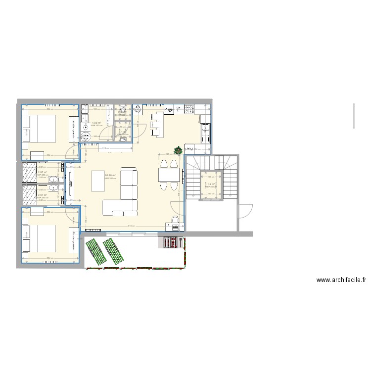marc. Plan de 0 pièce et 0 m2