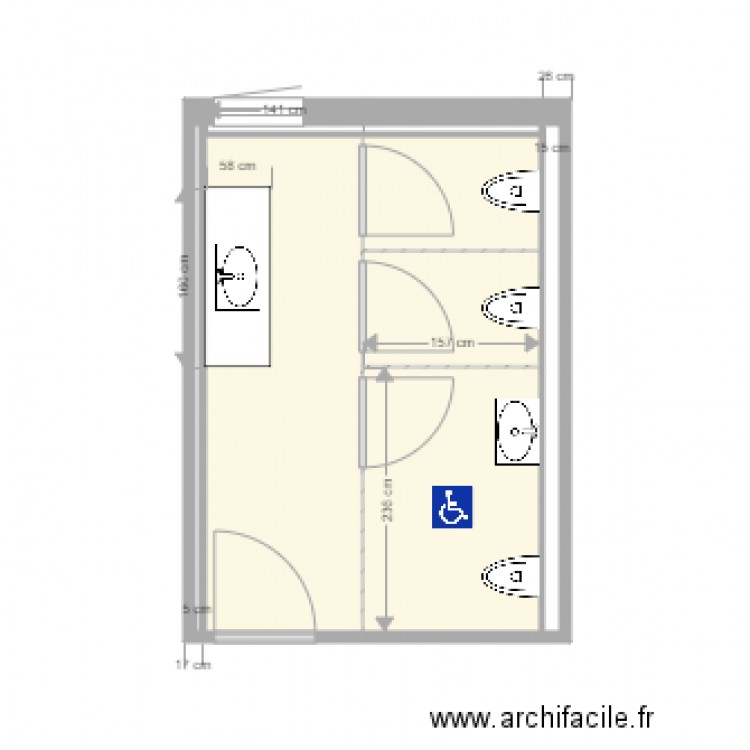 WC soisson . Plan de 0 pièce et 0 m2