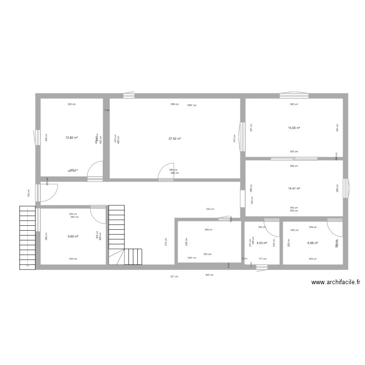 Veyrier sous sol agrandissement. Plan de 0 pièce et 0 m2