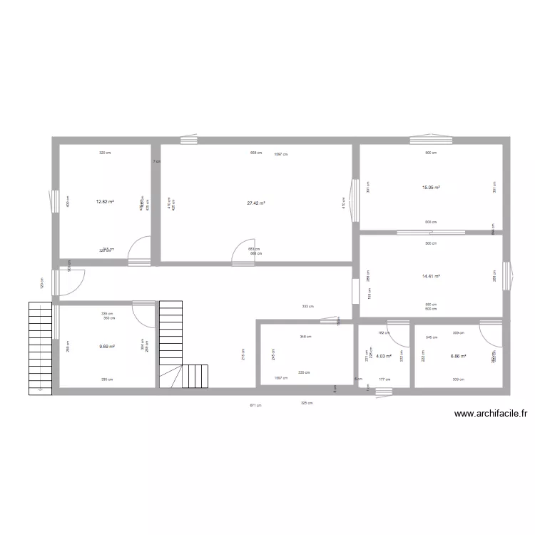Veyrier sous sol agrandissement. Plan de Veyrier sous sol agrandissement. Plan de