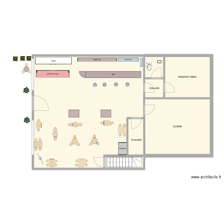 ROCKWELL. Plan de 6 pièces et 119 m2