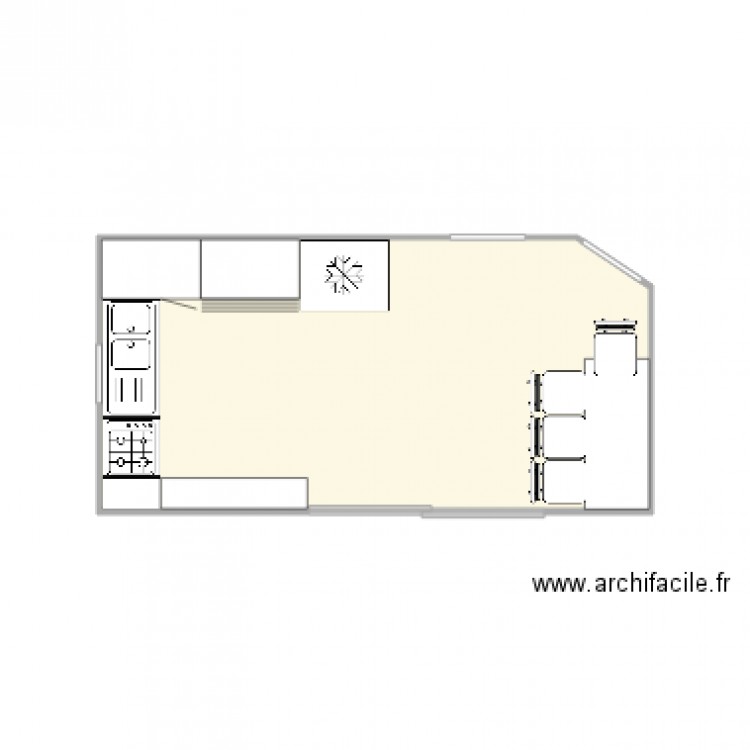 cuisine v1. Plan de 0 pièce et 0 m2