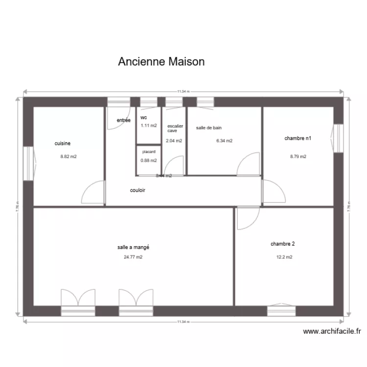 maison origine 3. Plan de 