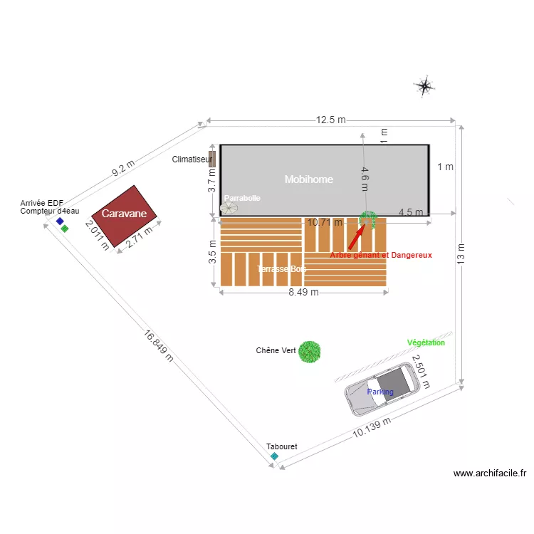 F&eacute;rigoulie 44. Plan de 