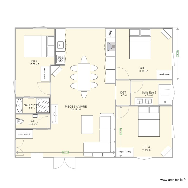 ENSOLEILLE PROJET juin 2020. Plan de 0 pièce et 0 m2