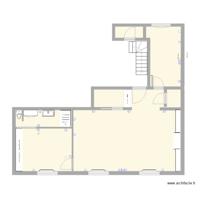 Appartement T3 Electricité. Plan de 0 pièce et 0 m2