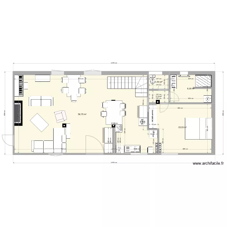 RDC existant octobre 2022 1erjet. Plan de RDC existant octobre 2022 1erjet. Plan de