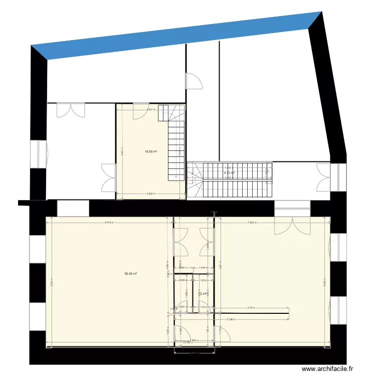 MAISON PUISSALICON. Plan de 