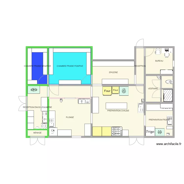 PLAN DE CUISINE MFR ST PERE EN RETZ. Plan de 