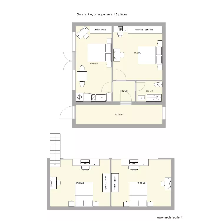 plan maison soisy. Plan de 