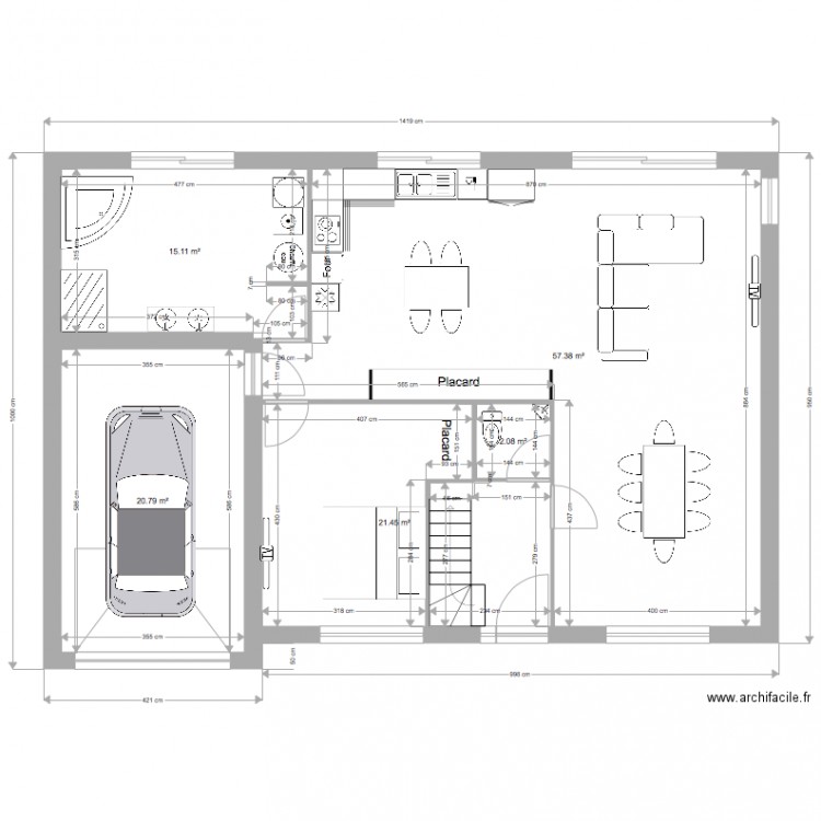 Plan Fabien. Plan de 0 pièce et 0 m2