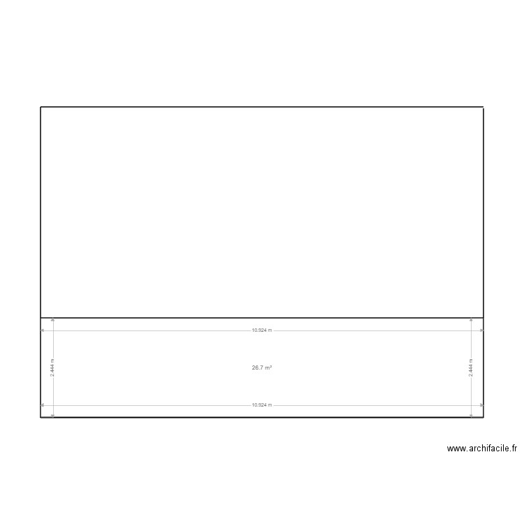 coupe maison sur terrain. Plan de 0 pièce et 0 m2