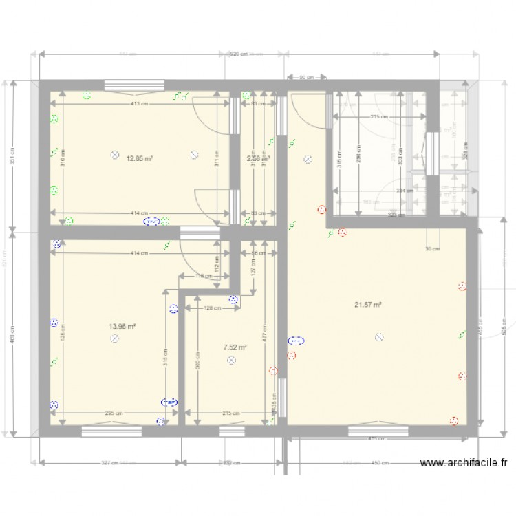 Louana Etage Bon Après travaux. Plan de 0 pièce et 0 m2
