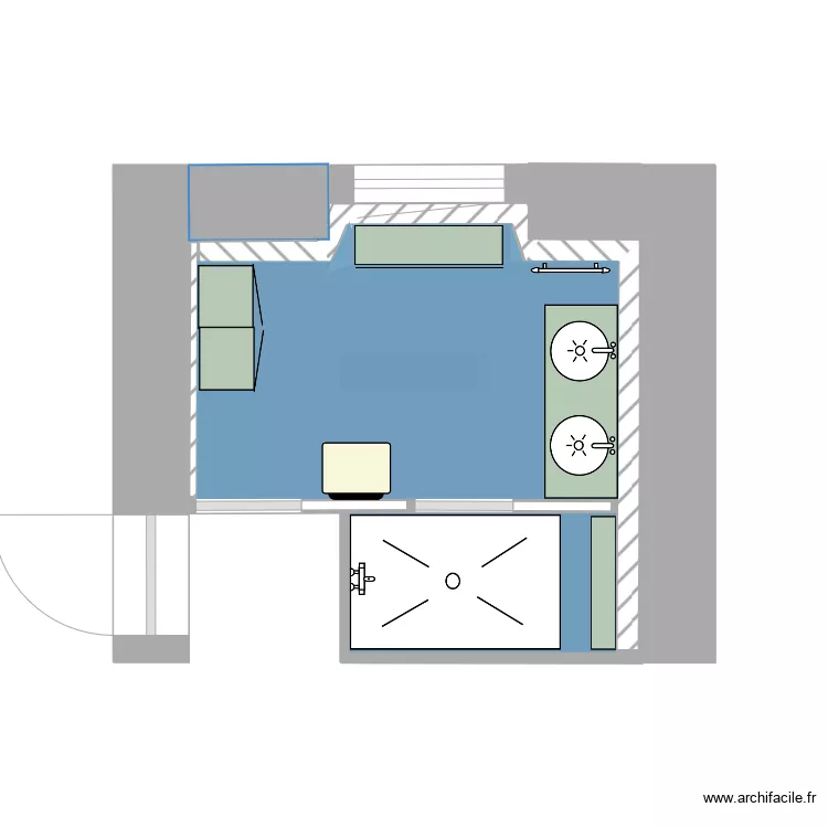 salle de bain 4. Plan de 