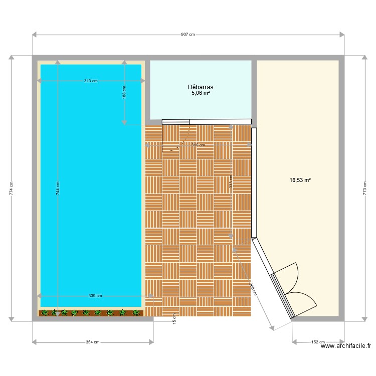 piscine1. Plan de 0 pièce et 0 m2