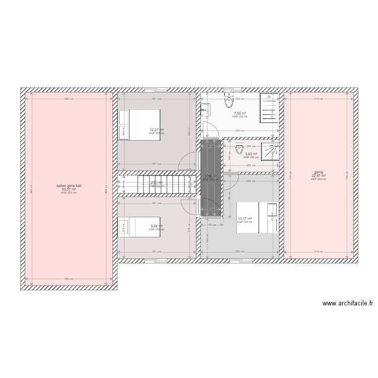 plan dalle. Plan de 0 pièce et 0 m2