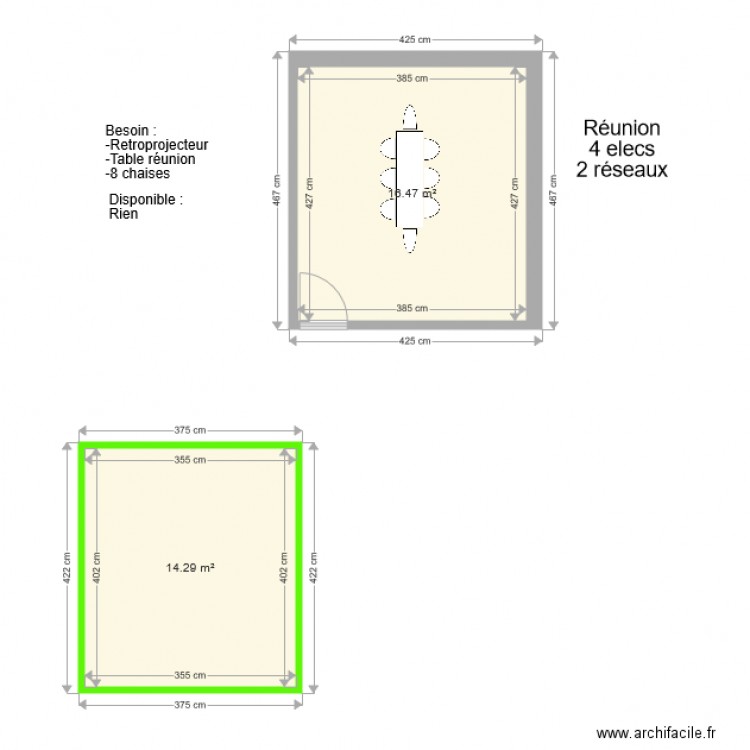 etagereunion. Plan de 0 pièce et 0 m2