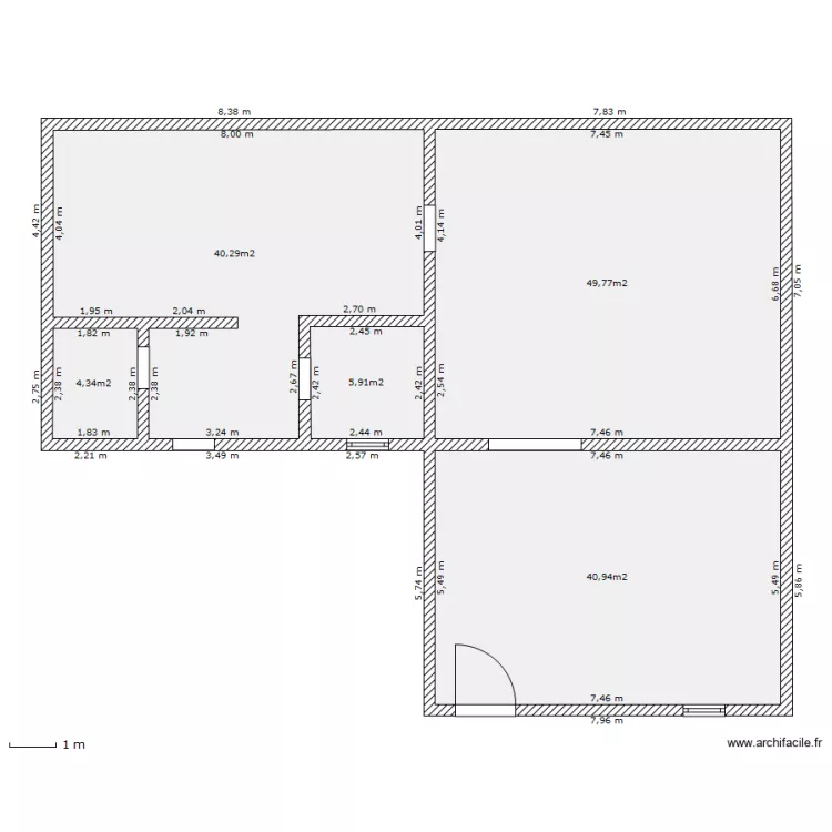 grange. Plan de 